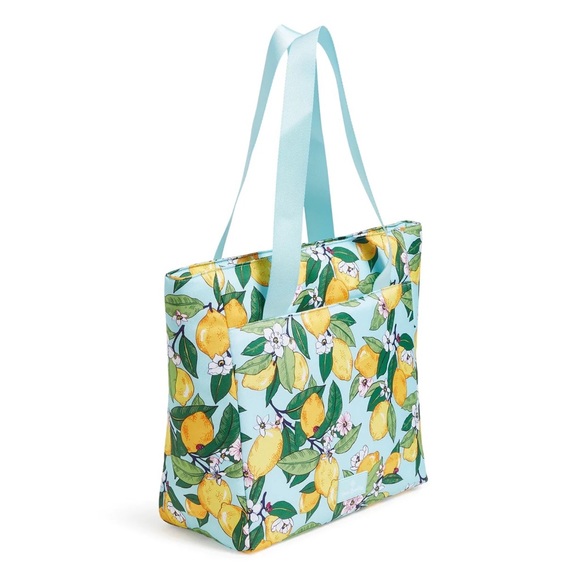 Vera Bradley Lighten Up Large Cooler Bag Lemon Grove - Picture 2 of 9